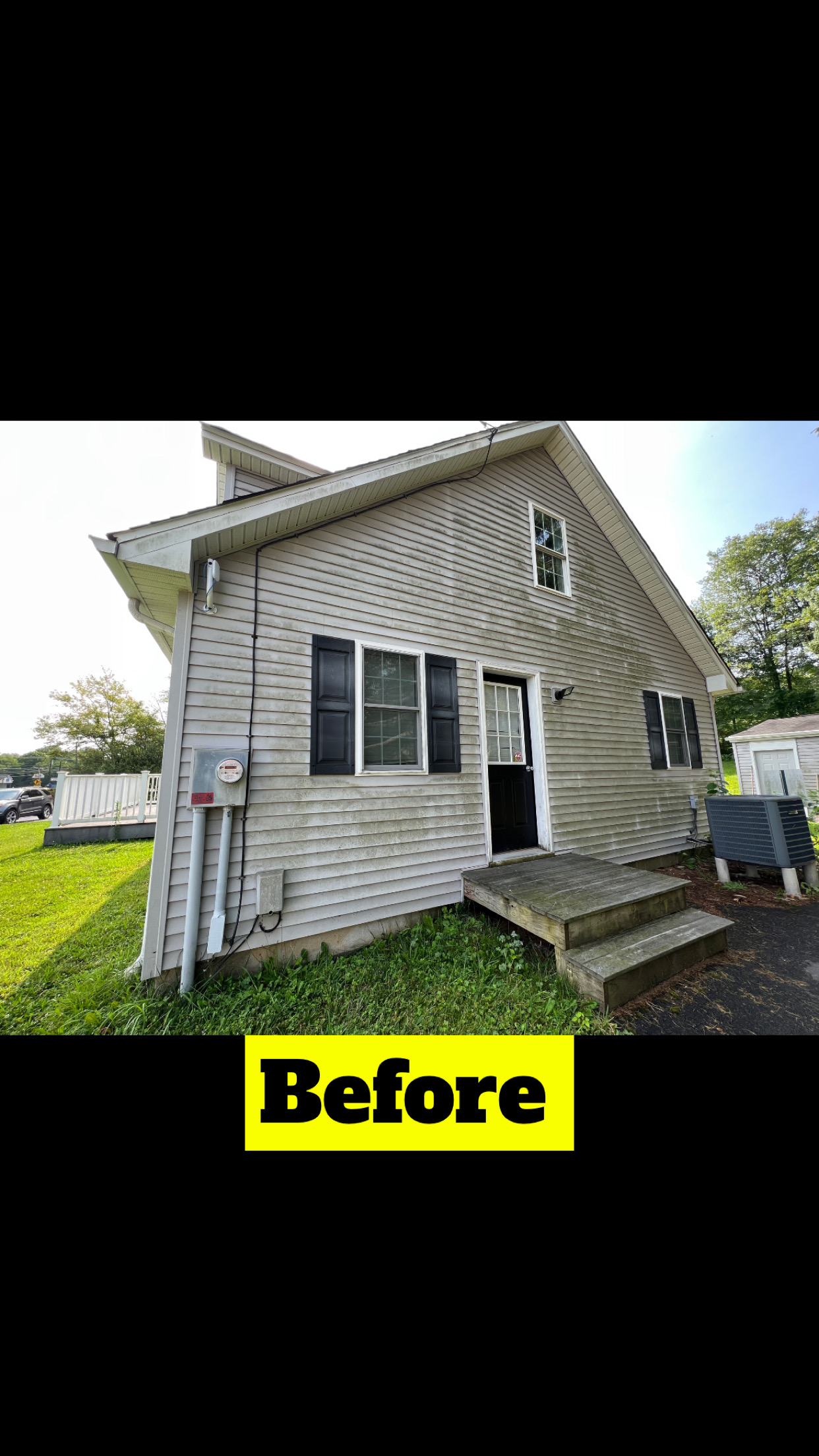 before commercial pressure washing Pocono Mobile Veterinary Service LLC building in Pocono PA
