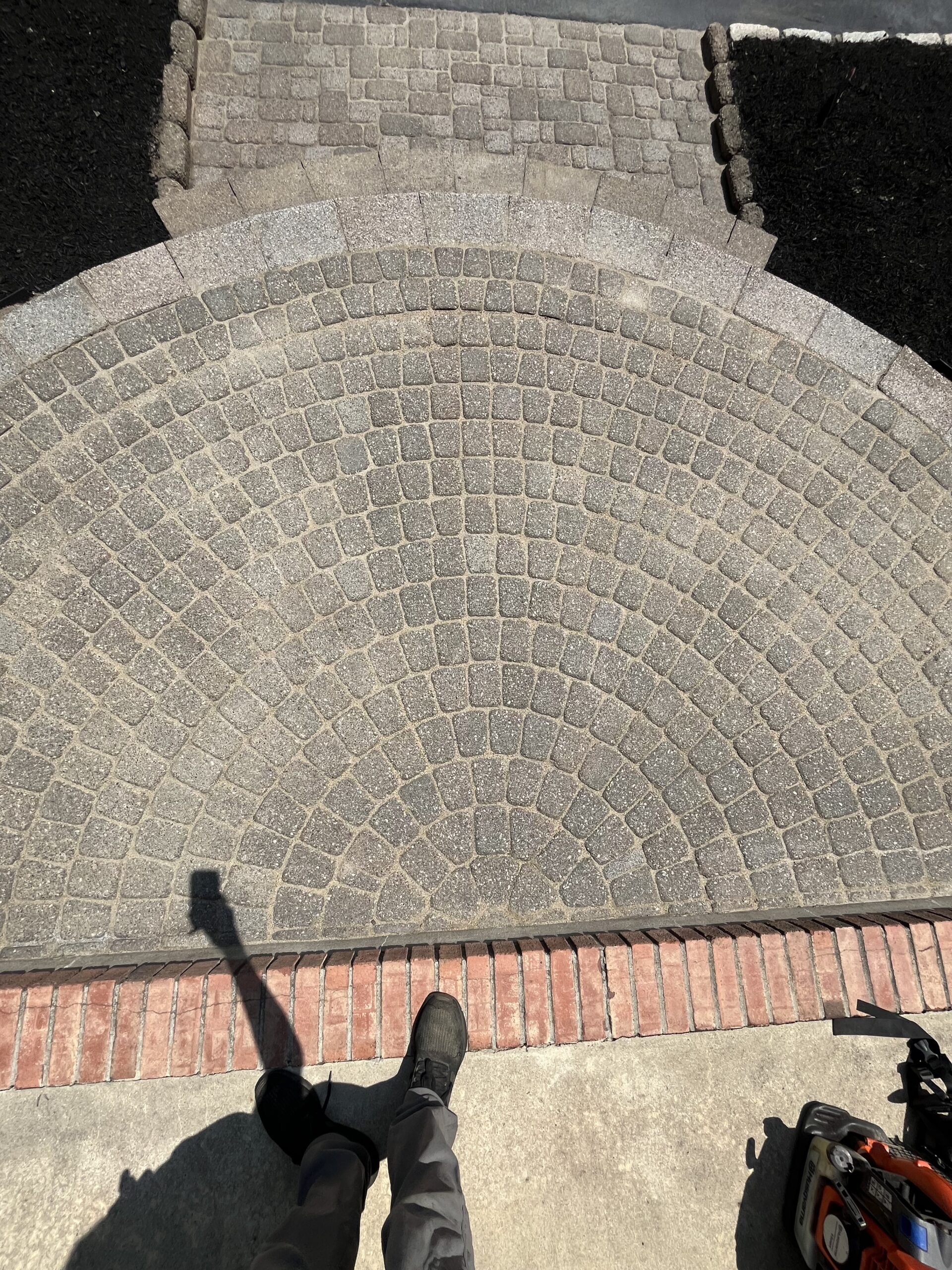 Paver restoration after photo by Capps Power Washing